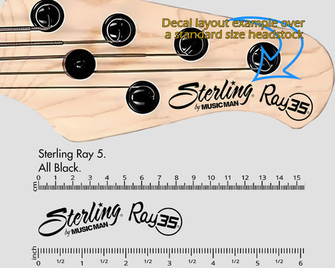 Sterling Ray 35 by Musicman - BLACK