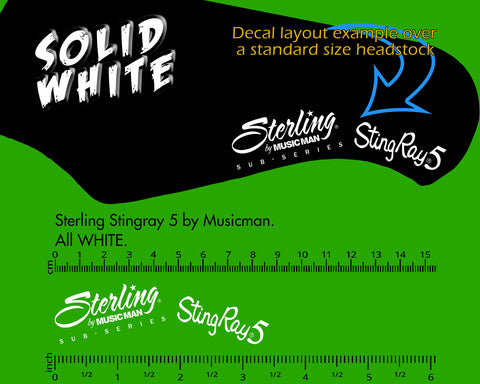 Sterling Stingray 5 By Musicman - WHITE