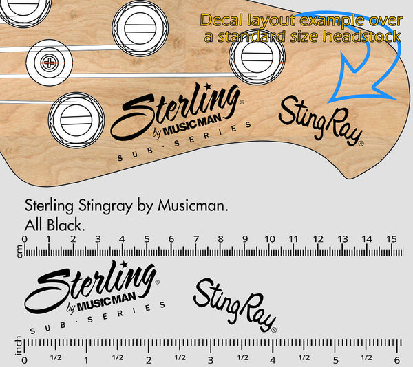 Sterling Stingray By Musicman - All black