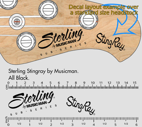 Sterling Stingray By Musicman - All black