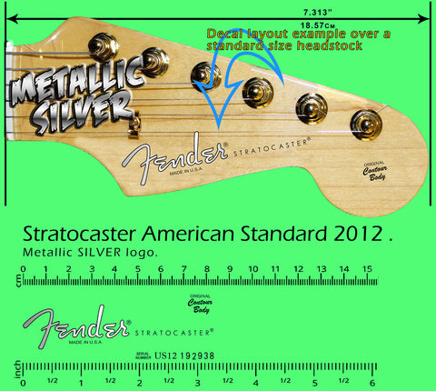 Stratocaster American Standard 2012- SILVER