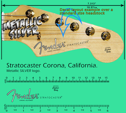 Stratocaster Corona, California - SILVER