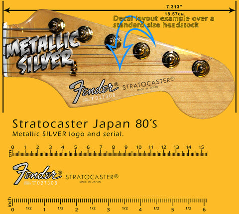 Stratocaster Japan 80´s SILVER