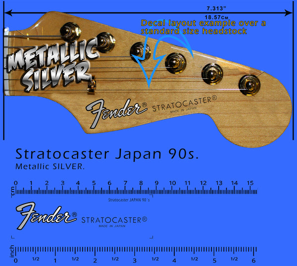 Stratocaster Japan 90s - SILVER