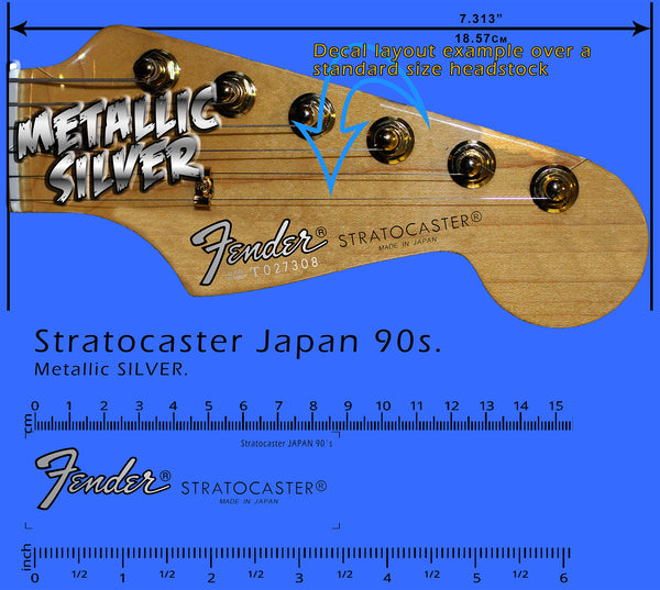 Stratocaster Japan 90s - SILVER