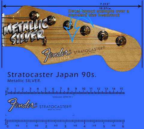 Stratocaster Japan 90s - SILVER