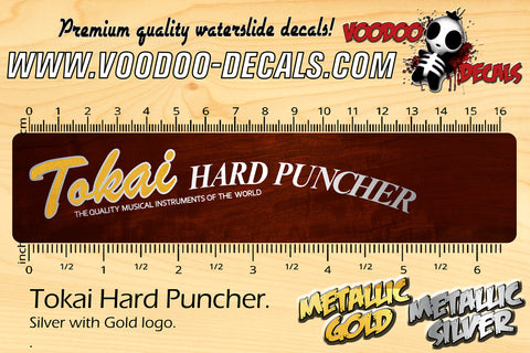 Tokai Hard Puncher SILVER - GOLD logo