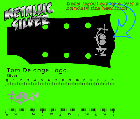Tom Delonge Logo SILVER