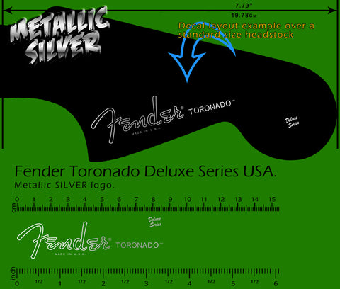 Fender Toronado Deluxe Series USA - ALL SILVER