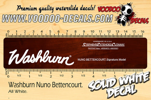 Washburn Nuno Bettencourt WHITE