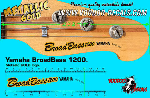 Yamaha BroadBass 1200 - GOLD
