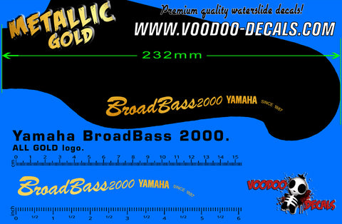 Yamaha BroadBass 2000 - ALL GOLD