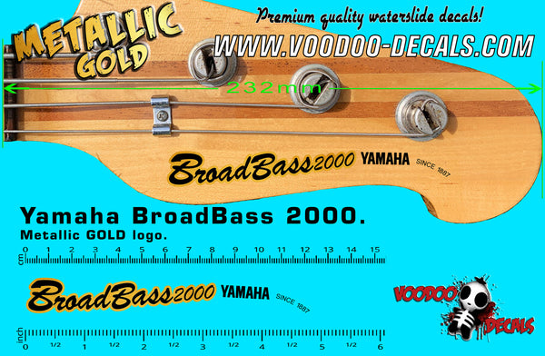 Yamaha BroadBass 2000 - GOLD