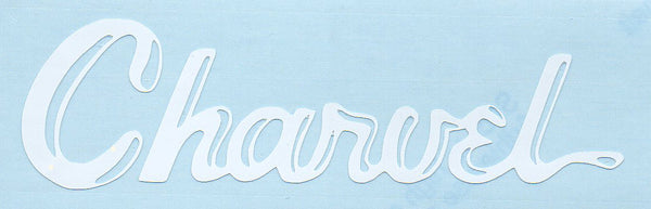 Charvel Toothpaste Vinyl Decal - ALL White
