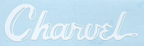 Charvel Toothpaste Vinyl Decal - ALL White