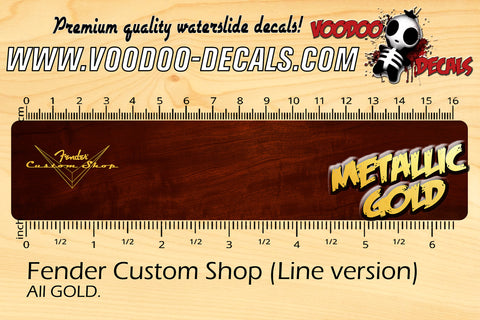 Fender Custom Shop Line Version GOLD