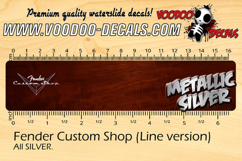 Fender Custom Shop Line Version SILVER