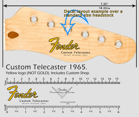 Custom Telecaster 1965 NON-METALLIC