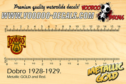 Dobro Logo 1928-1929 - GOLD