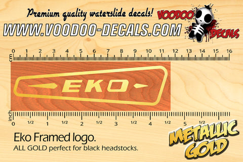 Eko Framed logo GOLD