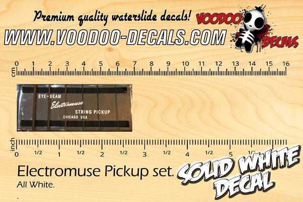 Electromuse Pickup Set WHITE