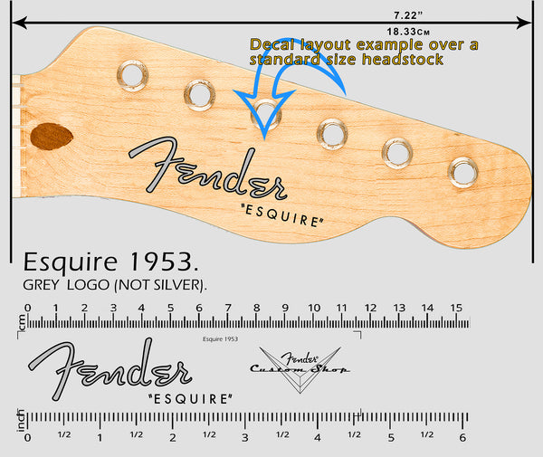 Esquire 1953 + CS NON-METALLIC
