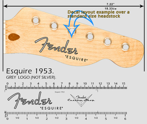 Esquire 1953 + CS NON-METALLIC