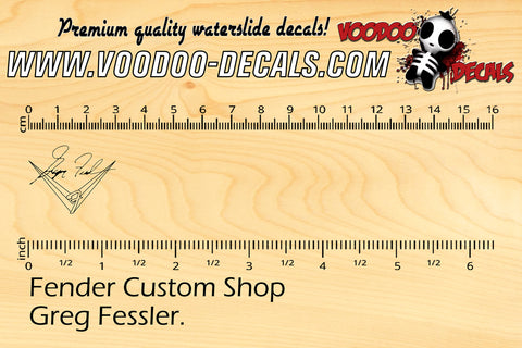 Fender Custom Shop Greg Fessler