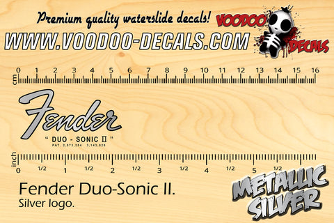 Fender Duo-Sonic II SILVER