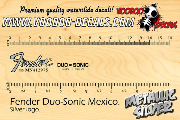 Fender Duo-Sonic Mexico SILVER