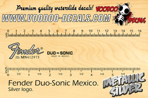 Fender Duo-Sonic Mexico SILVER