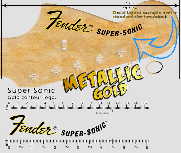Fender Super-Sonic -  GOLD LOGO