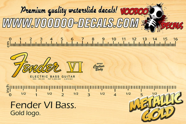 Fender VI Bass GOLD