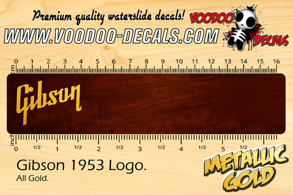 Gibson 1953 Logo GOLD