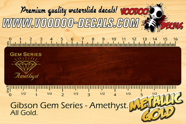 Gibson Gem Series - Amethyst GOLD