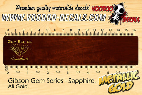 Gibson Gem Series - Sapphire GOLD
