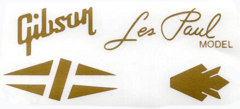 Gibson Vinyl decal SET - ALL GOLD