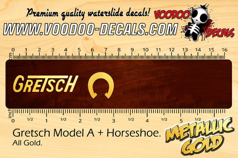 Gretsch Model A + Horseshoe GOLD