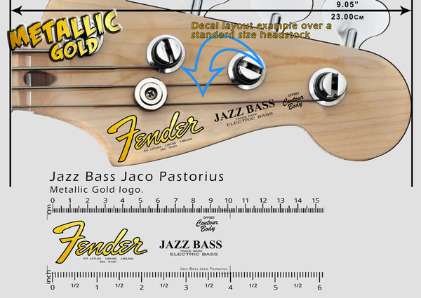 Jazz Bass Jaco Pastorius - GOLD
