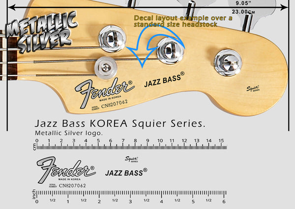 Jazz Bass KOREA Squier Series SILVER