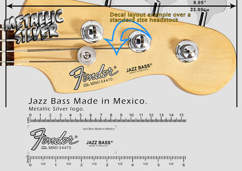 Jazz Bass Made in Mexico - SILVER