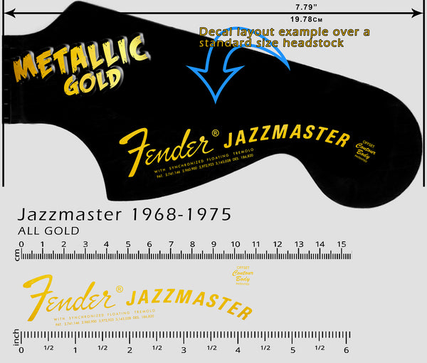 Jazzmaster 1968-1975 ALL GOLD