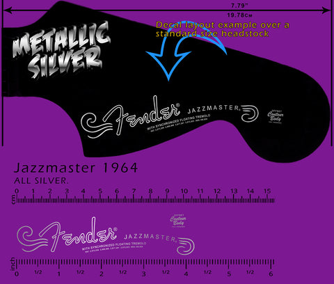 Jazzmaster CBS 1964 ALL SILVER