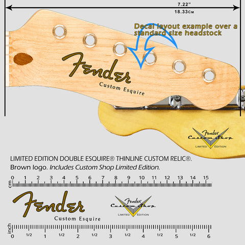 LIMITED EDITION DOUBLE ESQUIRE® THINLINE CUSTOM - NON-METALLIC