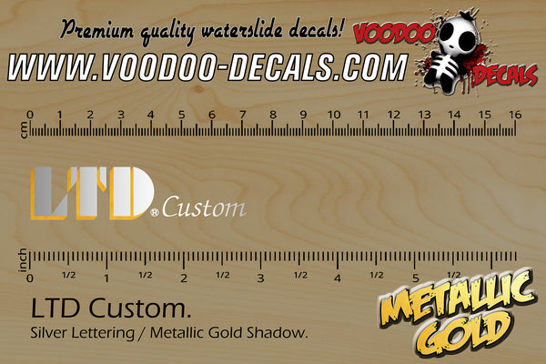 LTD Custom Silver/Gold