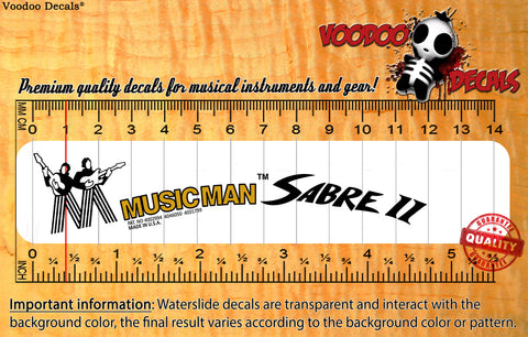 Music Man Sabre II - Yellow logo