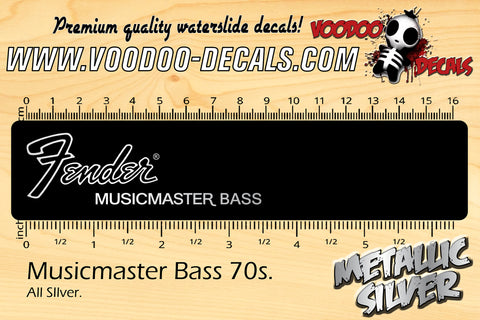 Musicmaster Bass 70s ALL SILVER
