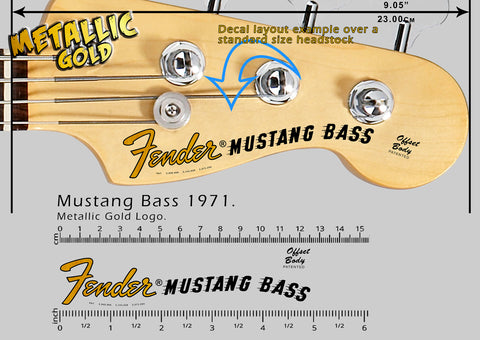 Mustang Bass 1971 GOLD