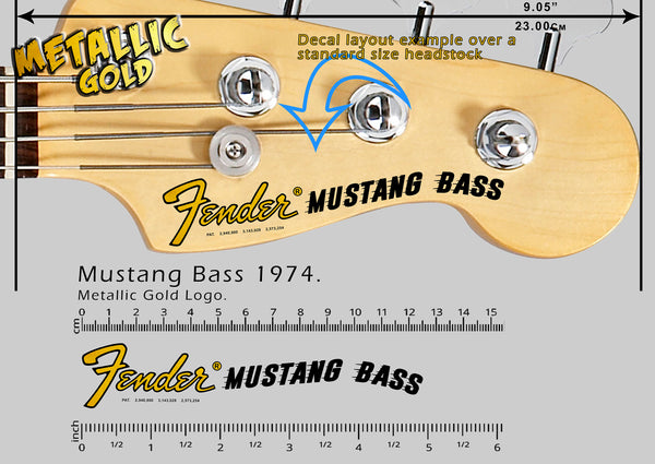 Mustang Bass 1974 GOLD
