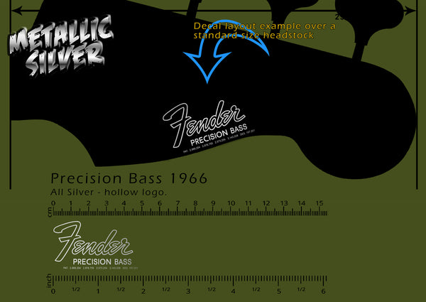 Precision Bass 1966 - ALL SILVER